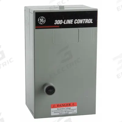 GE Magnetic Motor Starter: Non-Reversing, 3 Poles, NEMA Size 0, 9 A - Enclosed Non-Reversing Starters with Thermal Overloads