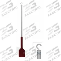 Scraper: Scraper, Non-Sterile, LDPE, 42 in Overall Lg, 5 in Overall Wd, 36 in Handle Lg, Red (MPN F36831-0000). Key specifications — Product Type: Scraper; Standards: FDA Grade Material; Brand: APPROVED VENDOR; Color: Red.
