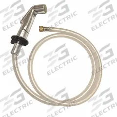 APPROVED VENDOR Kitchen Sprayer: Plastic, Chrome, 1/4" Connection Size, NPT (MPN 30184). Key specifications — Inlet Connection Type: NPT; Brand: APPROVED VENDOR; Connection Size: 1/4"; Color/Finish: Chrome; Material: Plastic; Product Type: Kitchen Sprayer.