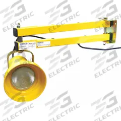 WESCO Dock Light: Bulb Dependent, 24 in Arm Reach, Non-Articulating, 150/300 W, 120V AC, 180° (MPN 272224). Key specifications — Operating Voltage: 120V AC; Lighting Technology: Bulb Dependent; Bulb Wattage: 150/300 W; Includes Bulb: No; Arm Swivel Angle: 180°; Brand: WESCO.