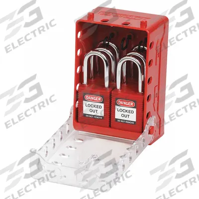 BRADY Padlock Station: 7 Components Included, Gen, Padlock Station, Keyed Alike Padlocks - General Lockout Stations