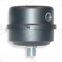 SOLBERG Filter Silencer: 1/2 in (M)NPT Inlet Size, 12 cfm, 4.12 in Overall Ht, 4.12 in Outside Dia (MPN FS-10-050). Key specifications — attr60071: FS-10-050; attr60074: SOLBERG.