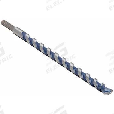 BOSCH Round Hammer Drill: 3/4 in Drill Bit Size, 10 in Max Drilling Dp - Round-Shank Masonry Drill Bits