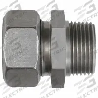 BRENNAN INDUSTRIES Compression Fitting Adapter: 16 mm OD x 1/2 in Pipe size, Compression x MBSPT (MPN D7404-S16-08-SS). Key specifications — Series: Volz; Brand: BRENNAN INDUSTRIES.