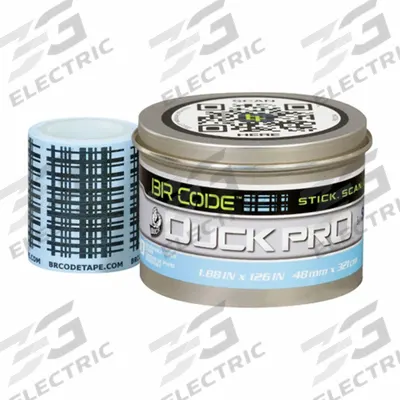 BITRIP Removable Scannable Labels: Removable, Blue, Indoor/Outdoor, 1.88 in Label Ht - Asset Tracking Label Refills