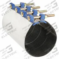 SMITH-BLAIR Repair Clamp: For 6 in Pipe, 12 in Overall Lg, 304 Stainless Steel (MPN 245-0006631200). Key specifications — Brand: SMITH-BLAIR; Bolt Material: Steel; Maximum Operating Pressure: 150 psi; Maximum Vacuum Pressure: 10 psi; Gasket Material: Nitrile Rubber.