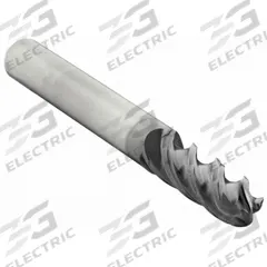 WIDIA HANITA Ball End Mill: Carbide, AlTiN Coated, 4 Flute, 1/4" Mill Dia, 3/4" LOC, 2-1/2" OAL (MPN 4V0007002XT)