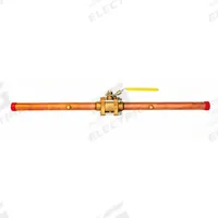 MILWAUKEE VALVE Manual Two-Way Ball Valve: 3 in, Bronze, Straight, MNPT x Tube, Full Port Ball Port (MPN 18099). Key specifications — Brand: MILWAUKEE VALVE; Cleaned and Bagged: Valve Cleaned and Bagged; Handle: Locking Lever.