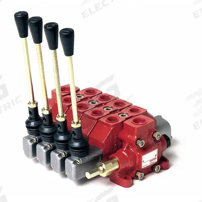 BUCHER HYDRAULICS Lever Operated Sectional Valve: Four-Way / Three Positions - Manual Spool Monoblock Valves
