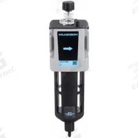 WILKERSON Compressed Air Lubricator: Micro Mist, 1/2 in NPT, 96 cfm, 150 psi Max Op Pressure, Knob (MPN L18-04-KK00B). Key specifications — attr111774: Aluminum; attr111402: L18; attr111761: WILKERSON.