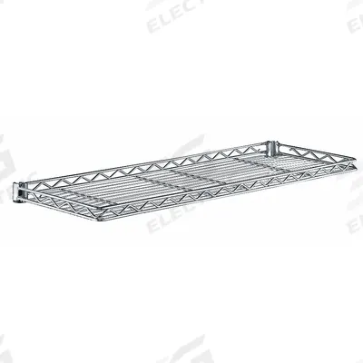 METRO Wire Cantilever Shelf: 48 in x 12 in, 1 Shelves, Split Sleeve, 150 lb Load Capacity - Cantilever Wire Shelves for Dry Use