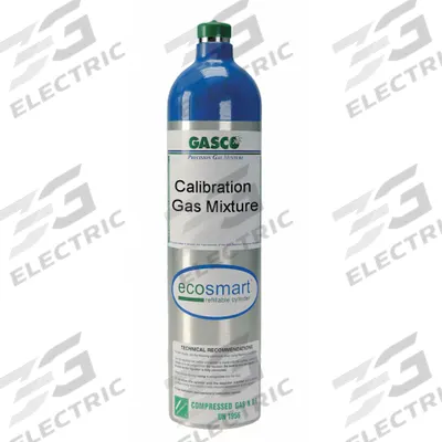 GASCO Calibration Gas: Nitrogen, +/-5% Accuracy, C6H14/O2, Calibration Gas - Calibration Gases for Portable Gas Detectors