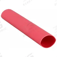 3M Heat Shrink Tubing: 1.1 in I.D. Before Shrinking, 0.37 in I.D. After Shrinking, 9 in Lg, 3 PK (MPN ITCSN-1100-9"-RED-12-3 PC PKS). Key specifications — Color: Red; Brand: 3M.