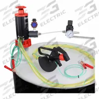 GOATTHROAT PUMPS Air Drum Pump: Pump w/ Discharge Hose & Nozzle, 1:1, 4.5 gpm Max. Flow Rate, PP (MPN GTSCP100GAS-AK). Key specifications — Brand: GOATTHROAT PUMPS; Suction Tube Material: PP.