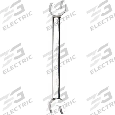 JONARD TOOLS Open End Wrench: Alloy Steel, Chrome, 9/16 in Head Size, 7 1/2 in Overall Lg - SAE, Double End, Speed-Style Open End Wrenches
