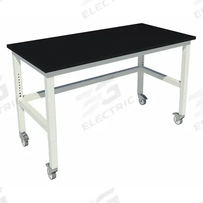 INSTOCK Patriot Work Bench: 30 in Overall Wd, 36 in Overall Ht, 5 ft Overall Lg - Adjustable-Height Laminate Surfaced Lab Tables