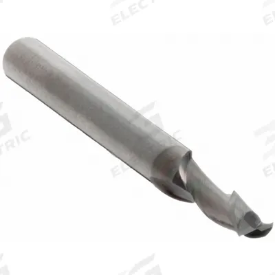 CLEVELAND Square End Mill: Carbide, AlCrN Coated, 2 Flute, 3/64" Mill Dia, 9/64" LOC - Pencil-Neck Carbide Square End Mills