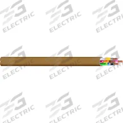 SOUTHWIRE Thermostat Wire: 18 AWG Conductor Size, 10 Conductors, 250 ft Overall Lg, 150 V Volt (MPN 553100407)