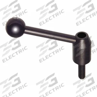APPROVED VENDOR Adjustable Handle: Steel, 5/16"-18 Thread, 1.57 in Thread Lg - Adjustable Tension Levers with Threaded Stud