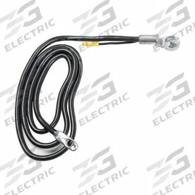 GROTE Battery Cable: Side Terminal Cable, 4 ga Wire Size, 55 in Overall Lg, Black - Battery Cables