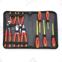 WESTWARD Insulated Tool Kit: Insulated, 10 Total Pcs, Tool Case (MPN 1YXJ7). Key specifications — attr541600: (1) Tongue and Groove Pliers; attr541603: None; attr541599: None; attr541604: (1) Wire Stripper; attr541515: WESTWARD; attr548994: (2) Slotted Screwdrivers.
