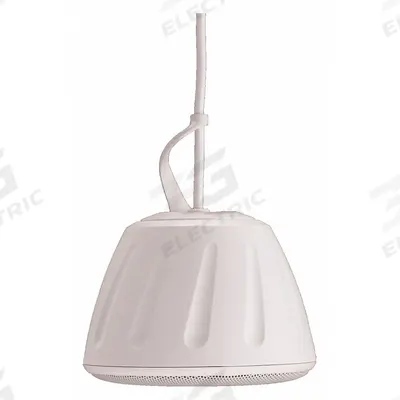 SOUNDTUBE Speaker: Passive, 1-Way, 8 ohm Impedance, 4 1/2 in Overall Wd - Pendant-Mount Speakers