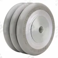 HAMILTON Caster Wheel: 6 in Wheel Dia., 3 in Wheel Wd, Polyurethane, 2,000 lb Load Rating, Aluminum (MPN W-630-SWC95-1). Key specifications — Brand: HAMILTON; Tread Shape: UltraGlide; Wheel/Tread Color: Gray.