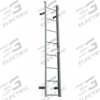 COTTERMAN Fixed Ladder: 5 ft Overall Ht, 21 in Overall Wd, Steel, 300 lb Load Capacity, 6 Rungs (MPN F6S C1). Key specifications — Brand: COTTERMAN; Assembly: Assembled; Number of Sections: 1.