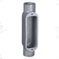 Conduit Outlet Body: Iron, 1/2 in Trade Size, C Body, 4 cu in Body Capacity, Threaded Hub (MPN OC-1M). Key specifications — Finish: Powder Coated; Includes: Stainless Steel Screws; For Use With: RMC; Brand: HUBBELL KILLARK; Hub Style: Threaded; Mfr. Series: O.