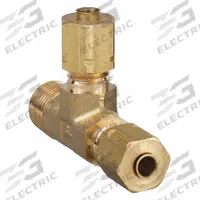 APPROVED VENDOR Compression Tee Fitting: 1/4 in OD x 1/4 in OD x 1/4 in Pipe Fitting Size, Brass (MPN 700071-0404). Key specifications — Brand: APPROVED VENDOR.