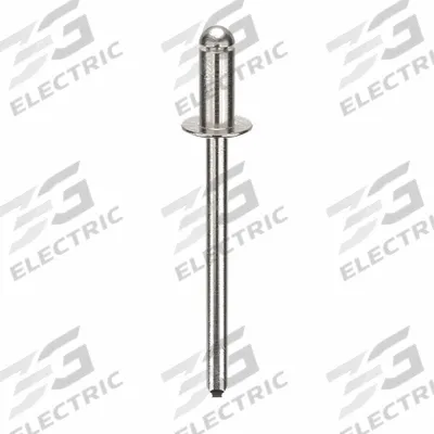 POP AVDEL Blind Rivet,1.631" L,0.153" dia,PK500: Inch, 1 5/8 in Overall Lg, 11/32 in Body Lg - Domed-Head Blind Rivets