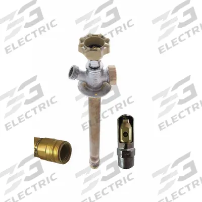QUARTER BALL Ball Valve Sillcock: Quarter-Turn, Brass, Nickel, Plastic - Sillcocks