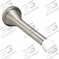 Door Stop: Door - Mounted, 3 3/4 in Lg, 1 in Wd, 3/4 in Overall Ht, Chrome (MPN 19-360CH). Key specifications — Product Type: Door Stop; Brand: APPROVED VENDOR; Color: Gray.