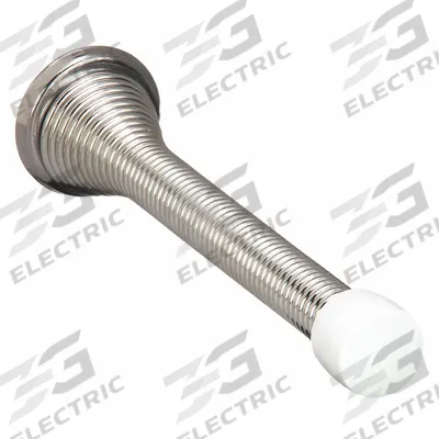 APPROVED VENDOR Door Stop: Door - Mounted, 3 3/4 in Lg, 1 in Wd, 3/4 in Overall Ht - Standard Door Stops
