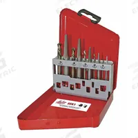 MALCO Screw Extractor Set: 10 Pc, Straight Flute, Size #1/#2/#3/#4/#5 (MPN SEK1). Key specifications — attr1030229: MALCO; attr1030235: #5; attr1030236: 1/4 in to 5/8 in; attr1030241: 19/64 in; attr1030246: SEK1; attr1075326: M3 to M15.