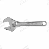 PROTO Adjustable Wrench: Alloy Steel, Chrome, 4 11/32 in Overall Lg, 3/4 in Jaw Capacity, Plain Grip (MPN J704B). Key specifications — attr309359: Chrome; attr324924: PROTO; attr309358: Alloy Steel.