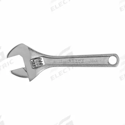 PROTO Adjustable Wrench: Alloy Steel, Chrome, 4 11/32 in Overall Lg, 3/4 in Jaw Capacity - General Purpose Adjustable Wrenches