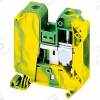 SCHNEIDER Terminal Block: DIN Rail Mounting Type, Screw Clamp Wire Termination, 2 Wire Terminals (MPN NSYTRV352PE). Key specifications — Brand: SCHNEIDER; For Minimum Wire Size: 14 AWG.
