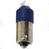 EATON Compact LED Bulb: LED, Miniature Bayonet (BA9s), (T) Tubular, T3-1/4, 120V AC/DC, 0.72 W Watt (MPN E22LED120BN). Key specifications — Light Color: Blue; Voltage: 120V AC/DC; Brand: EATON; Bulb Shape: T3-1/4.