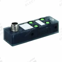 MURRELEKTRONIK Distribution Box: EXACT8, 4 Ports, 3 Pole M8 Female, 1.5 A Current Rating per Port (MPN 8000-84060-0000000). Key specifications — IP Rating: IP67; Features: PNP Electrical Design.