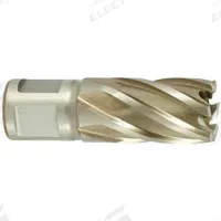 CLE-LINE Cobalt Annular Cutter: 15/16 in Cutter Dia, 1 in Max Cutting Dp, Pilot Pin Included, Bright (MPN C34137). Key specifications — attr253884: Yes; attr253885: Bright; attr253886: High Speed Steel-Cobalt; attr253888: Decimal Inch; attr277149: CLE-LINE.