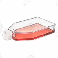 APPROVED VENDOR Plastic Flasks: Cell Culture, Polystyrene, 600 mL, 20.29 fl oz, Sterile (MPN TC-FLSK-182-V-NT). Key specifications — Brand: APPROVED VENDOR; Graduated: Yes; Includes Closure: Yes.