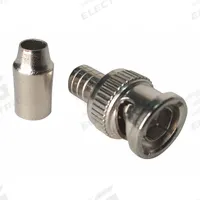 VITEK Coaxial Crimp Connector: Male, Connector, Silver, Crimp-On, RG-59, Plenum, BNC, 10 PK (MPN VT-BNC-CRMP-PLM10). Key specifications — attr930438: Connector; attr930422: VITEK; attr930423: Silver; attr930429: Chrome Plated; attr930430: Male; attr976216: Plenum.