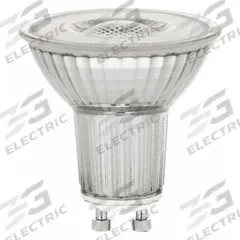 FEIT ELECTRIC Compact LED Bulb: LED, MR16, 2-Pin (GU10), 4 W Watt, 5000K, 300 lm Light Output, Clear (MPN BPMR16/GU10/950CA). Key specifications — Bulb Finish: Clear; Color Temperature: 5000K; Shatter-Resistant: No; Brand: FEIT ELECTRIC; Voltage: 120V AC; Bulb Shape: MR16.