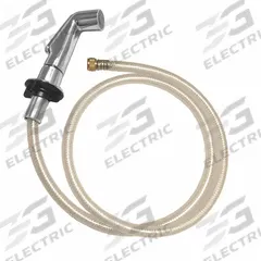 APPROVED VENDOR Kitchen Sprayer: Plastic, Chrome, 1/4" Connection Size, NPT (MPN 30174). Key specifications — Inlet Connection Type: NPT; Brand: APPROVED VENDOR; Connection Size: 1/4"; Color/Finish: Chrome; Material: Plastic; Product Type: Kitchen Sprayer.