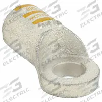 WESTWARD Lug: Crimpable Side Terminal, Crimp/Solder, Tin Plated, 4/0 ga, Yellow, 1/2 in Stud Size (MPN 23YZ49). Key specifications — Shape: Straight; Raised Pads: No; Lug Type: Crimpable Side Terminal; Contact Material: Tin Plated; Gauge: 4/0 ga; Stud Size: 1/2 in; Color: Yellow; Brand: WESTWARD.