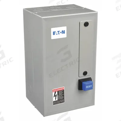 EATON Definite Purpose Magnetic Motor Starter: Non-Reversing, 3 Poles, 25 A - Enclosed Non-Reversing Starters with Thermal Overloads