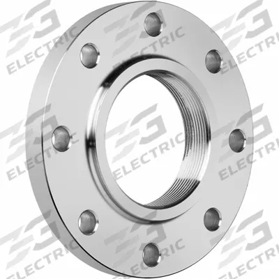 APPROVED VENDOR Metal Pipe Flange: Flange, 2 in, NPT Threaded, Raised, 725 psi @ 72°F - Threaded Zinc Galvanized Steel Flanges