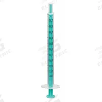 NORM-JECT All-Plastic Syringe: 1 mL Capacity - mL, Luer Slip, Polypropylene, Polypropylene, HDPE (MPN NJ-9166017-02). Key specifications — Attachment Type: Luer Slip; Plunger Material: HDPE; Sterile/Non-Sterile: Sterile; Tip Material: Polypropylene; Barrel Material: Polypropylene; Brand: NORM-JECT; Compatible Needles: Sharp, Tri-Bevel Needles; Includes Needles: No.