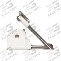 SUGATSUNE Lid Support: 90° Max. Support Angle, Plastic/Steel/Zinc Alloy, 9 9/64 in Overall Ht (MPN SDS-C301N/WHT). Key specifications — Brand: SUGATSUNE; Material: Zinc Alloy.